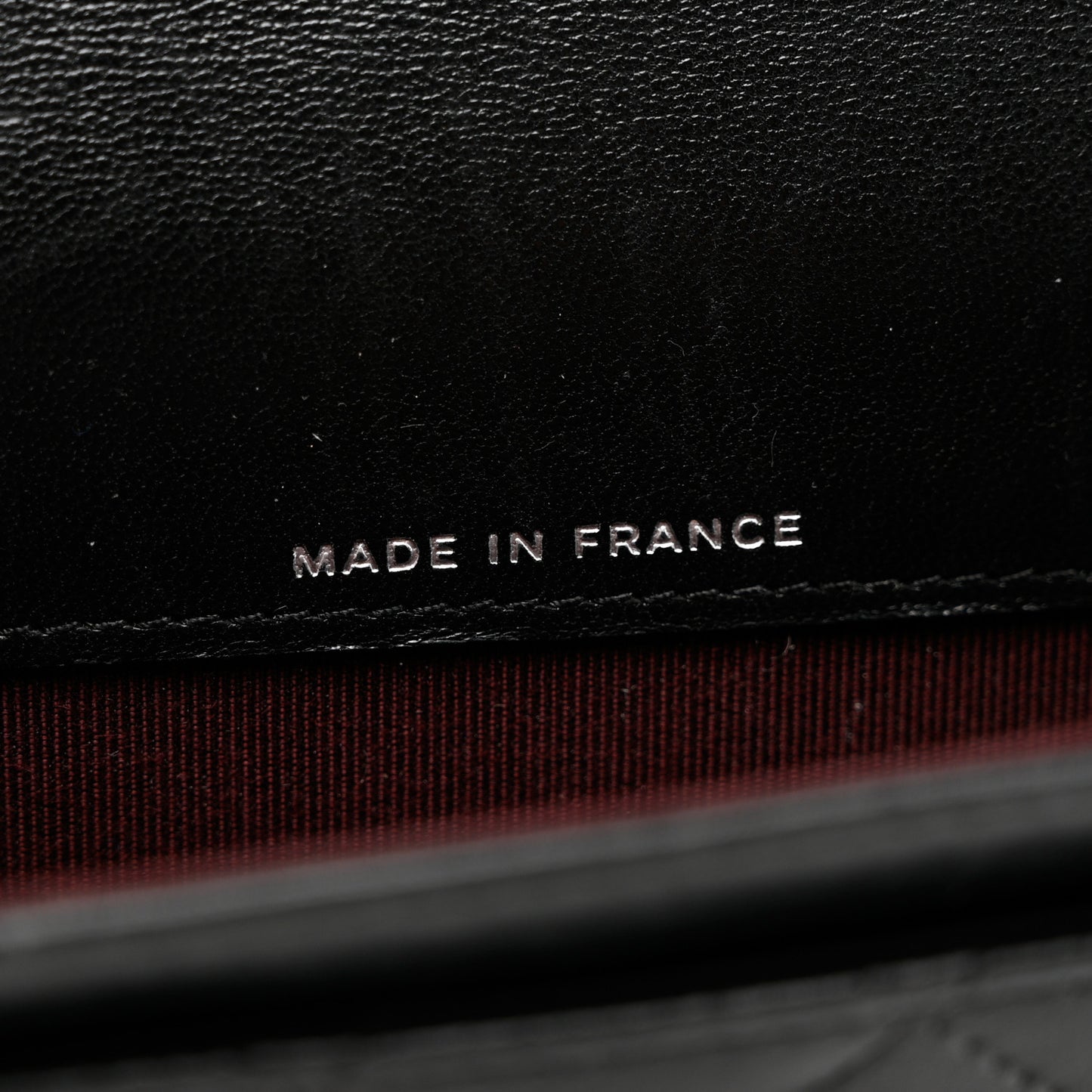 Lambskin Quilted Flap Card Holder Wallet Black