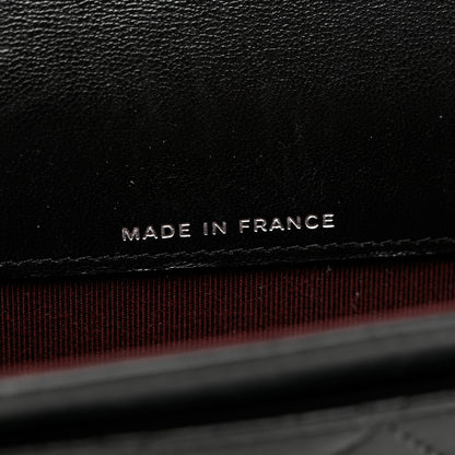 Chanel Lambskin Quilted Flap Card Holder Wallet Black 6 of 11