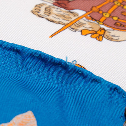 Hermes Silk Caparacons De La France Et De L'Inde Scarf 90 7 of 7