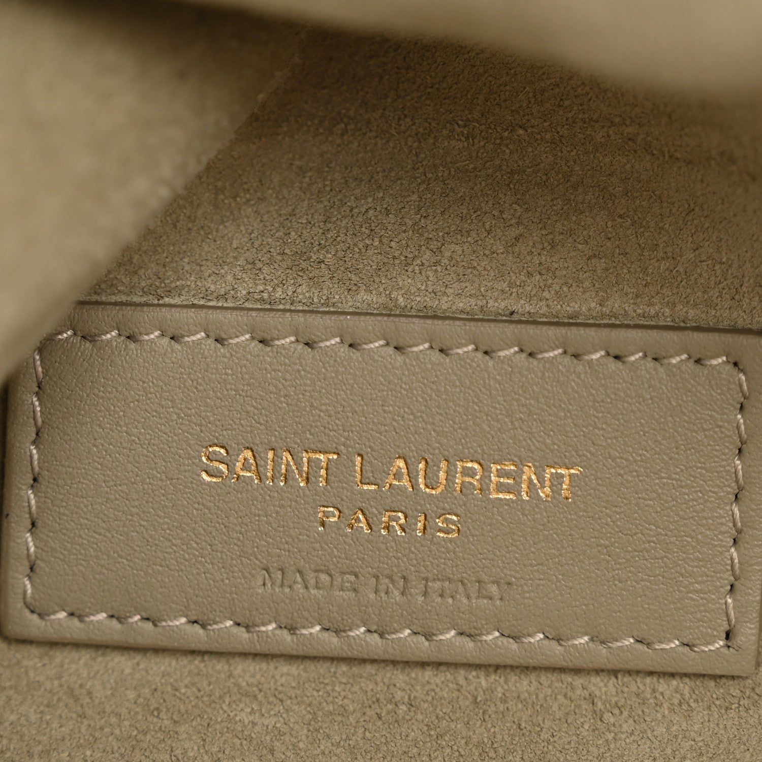 Saint Laurent Shearling Calfskin Medium Reversible Monogram Kate Satchel Grey 6 of 11