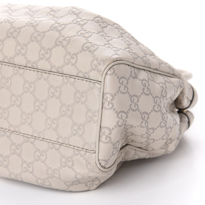 Gucci Guccissima Medium Sukey Tote Mystic White 7 of 11