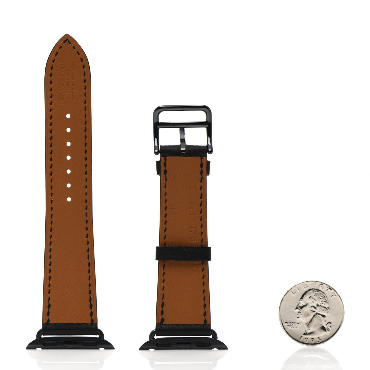 Hermes Swift 38mm Apple Watch Band Black 2 of 5