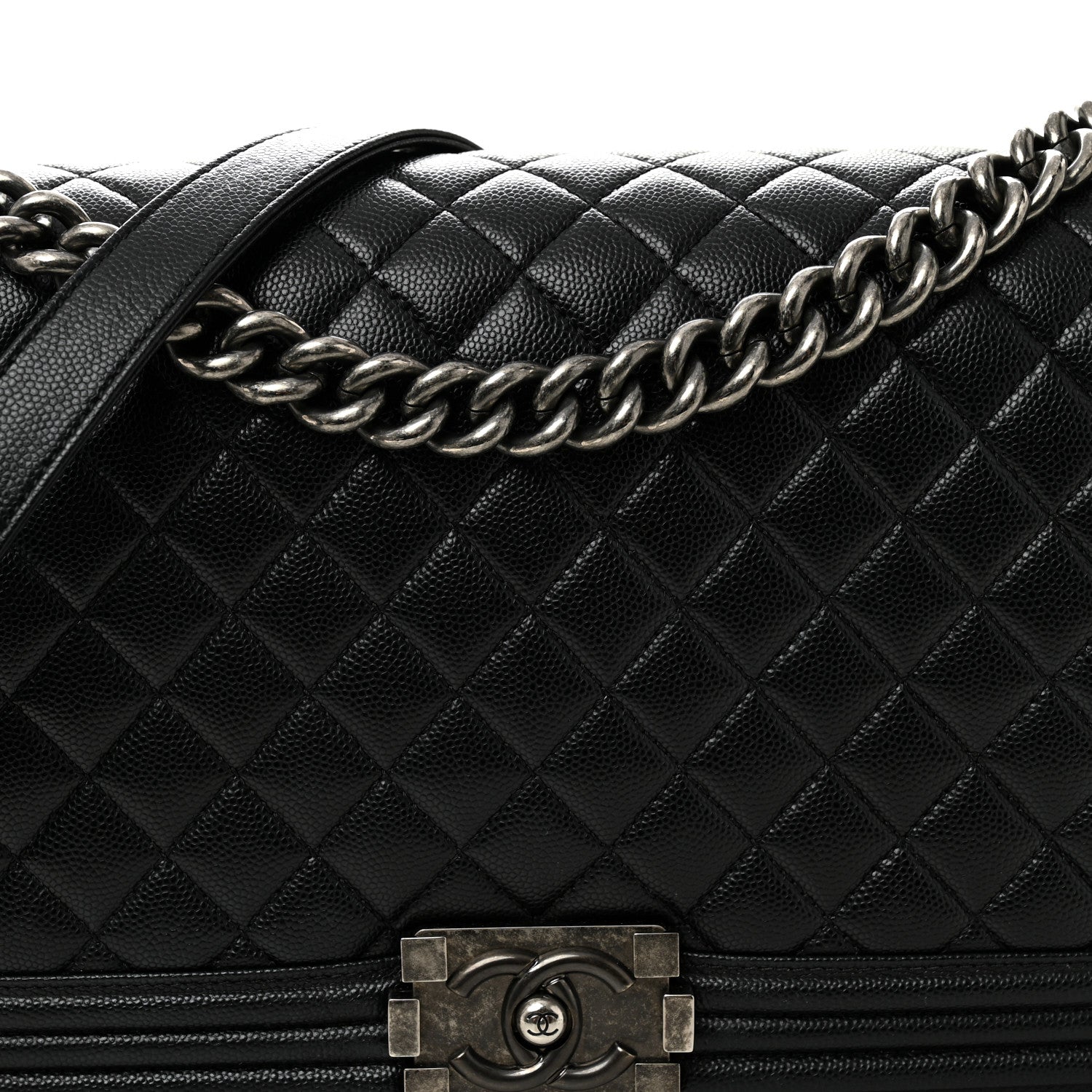 Chanel Caviar Quilted New Medium Boy Flap Black 8 of 10