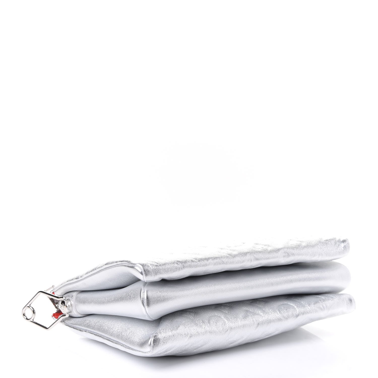 Louis Vuitton Metallic Lambskin Embossed Monogram Coussin PM Silver 3 of 4