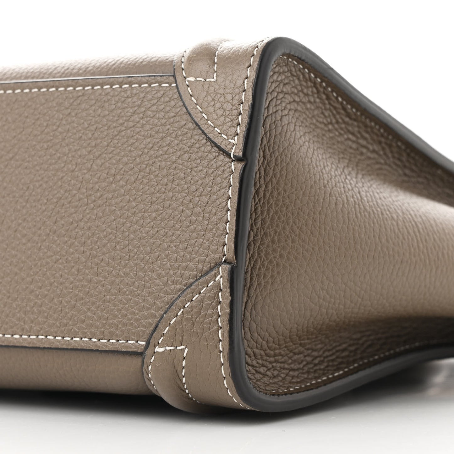 Drummed Calfskin Nano Luggage Souris