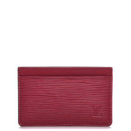 Louis Vuitton Epi Card Holder Fuchsia 1 of 7