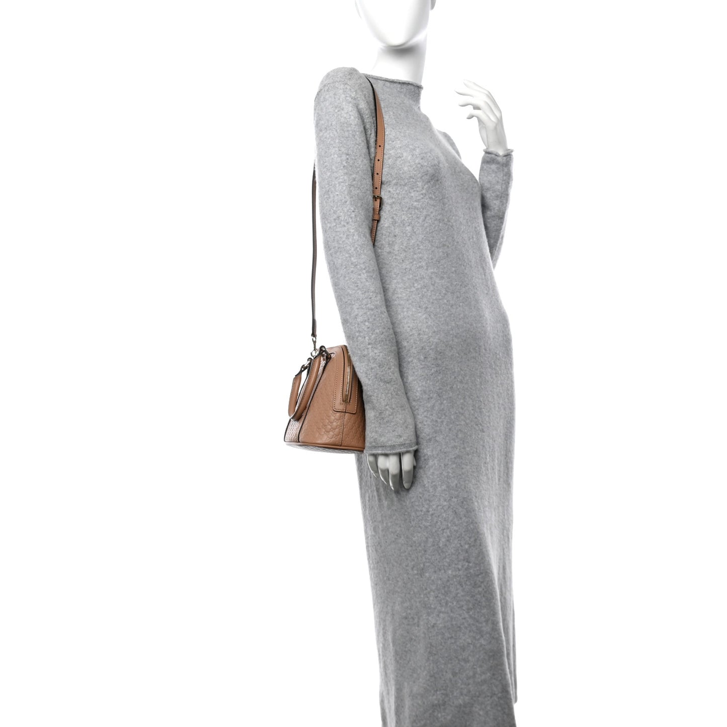 Soft Microguccissima Mini Dome Bag Camelia