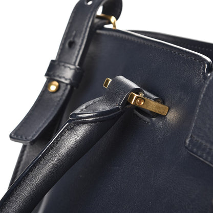 Saint Laurent Calfskin Small Classic Y Cabas Navy Blue 9 of 10