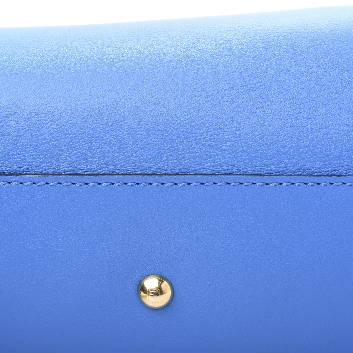 Vitello Seta Medium Peekaboo Iconic Satchel Blue Royal