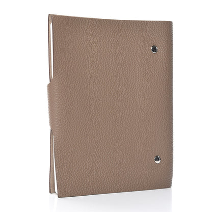 Hermes Togo Ulysse MM Notebook Cover Etoupe 3 of 8