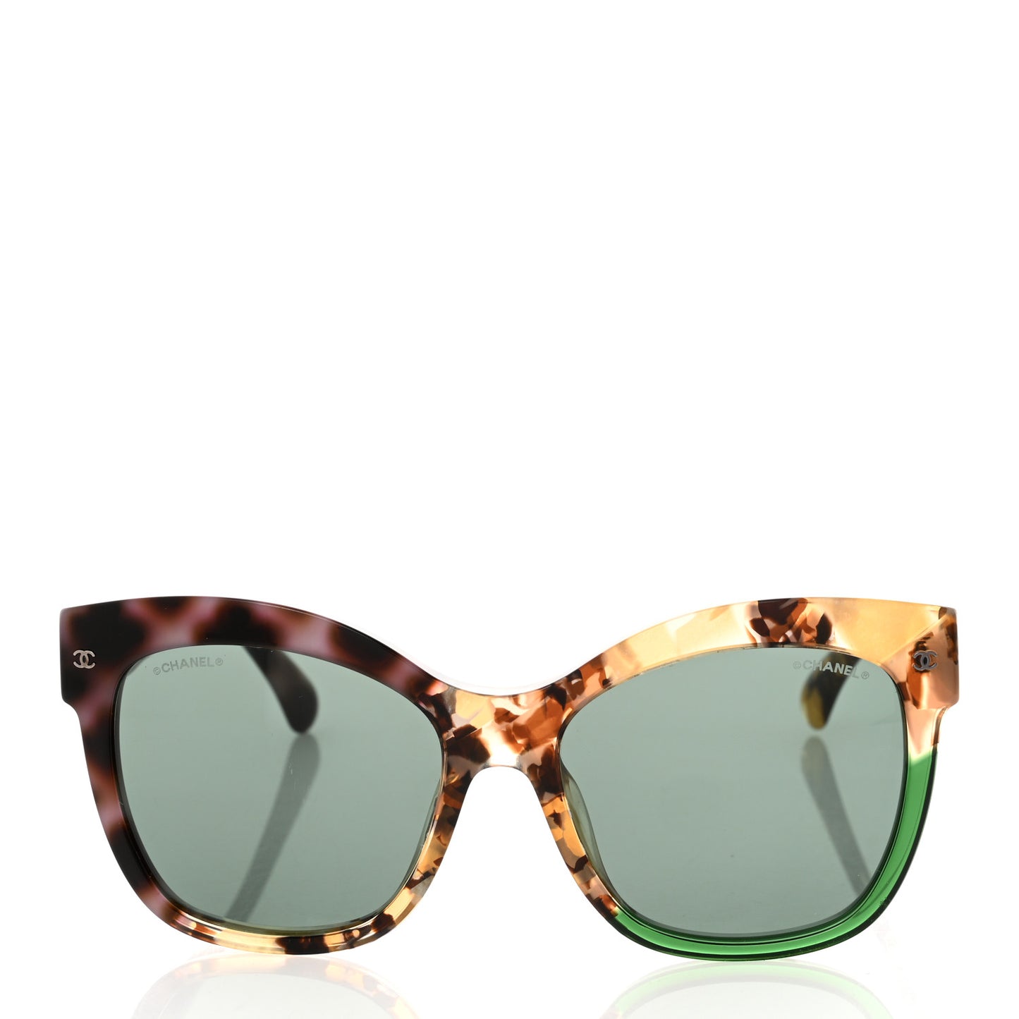 Acetate Square CC Sunglasses 71347A Tortoise