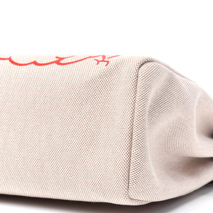 Hermes Vache Hunter Toile Pegase Pop Herbag Zip Retourne 31 PM Capucine Ecru 11 of 13