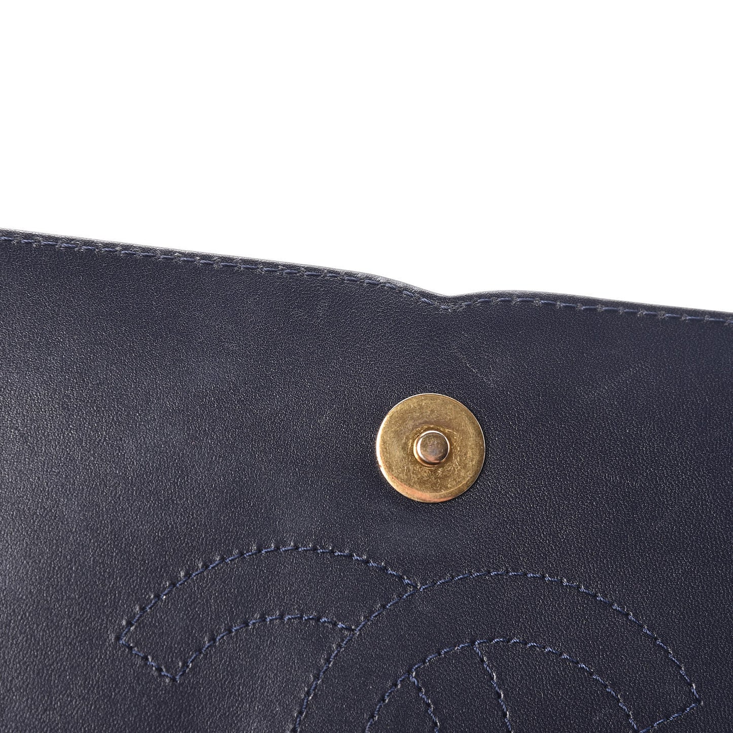Caviar Quilted Medium CC Filigree Flap Navy Black