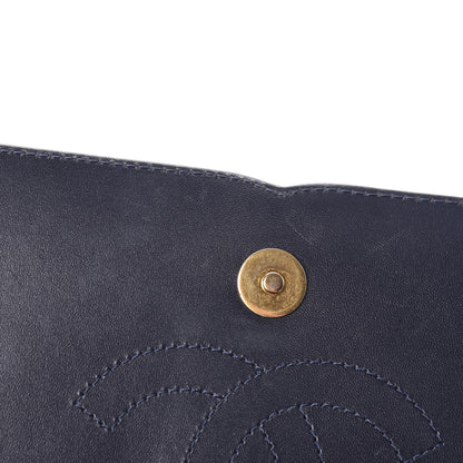 Chanel Caviar Quilted Medium CC Filigree Flap Navy Black 12 of 13
