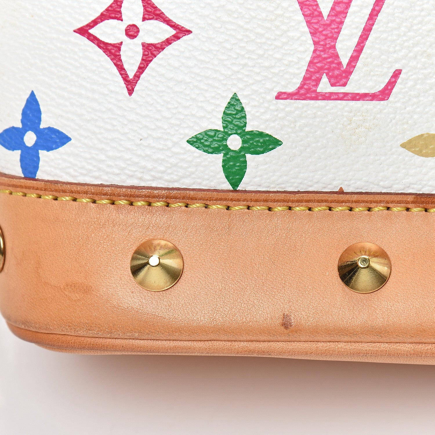 Louis Vuitton Monogram Multicolor Alma White 12 of 15