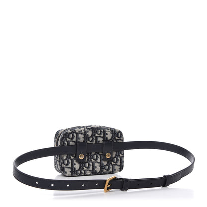 Christian Dior Oblique Belt Pouch Blue 3 of 10
