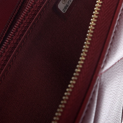 Chanel Goatskin Quilted Medium 19 Zipped Wallet Dark Pink 8 of 9
