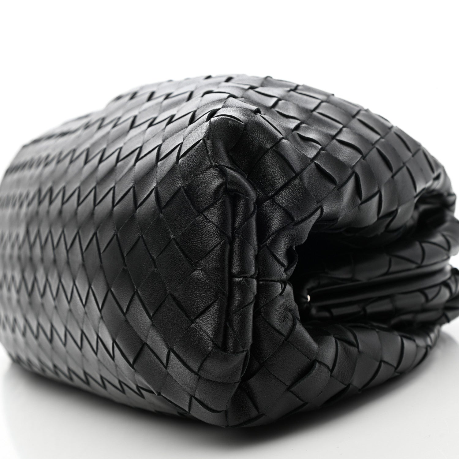 Bottega Veneta Nappa Maxi Intreccio The Pouch Oversized Clutch Black 10 of 10