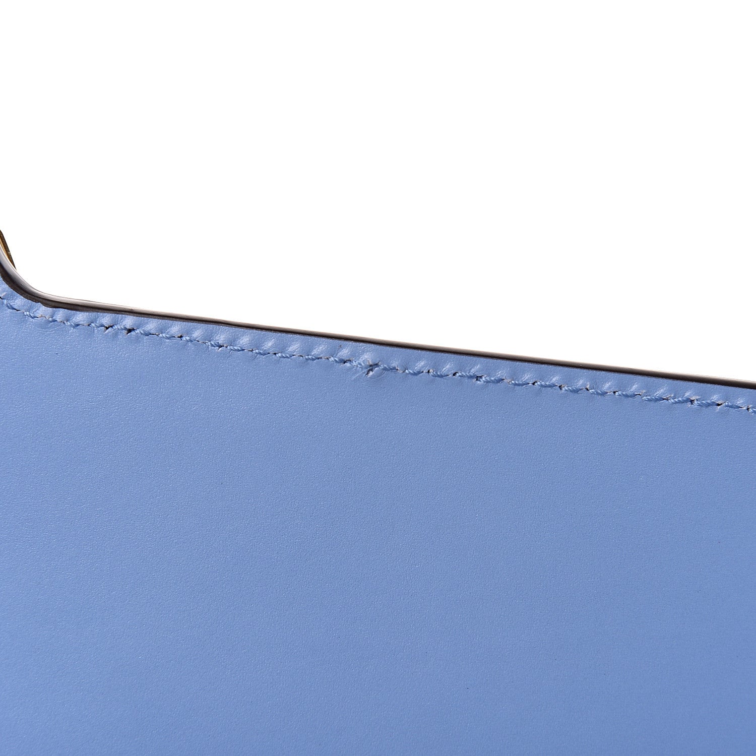 Gucci Calfskin Embroidered Medium Sylvie Top Handle Bag Clear Sky Blue 9 of 13