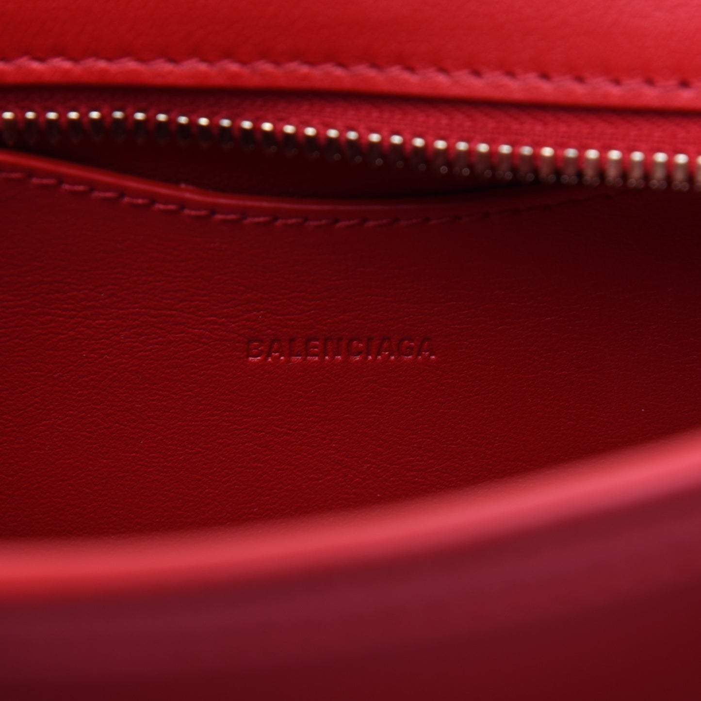Smooth Calfskin Neo Classic Brass Hardware Mini City Red