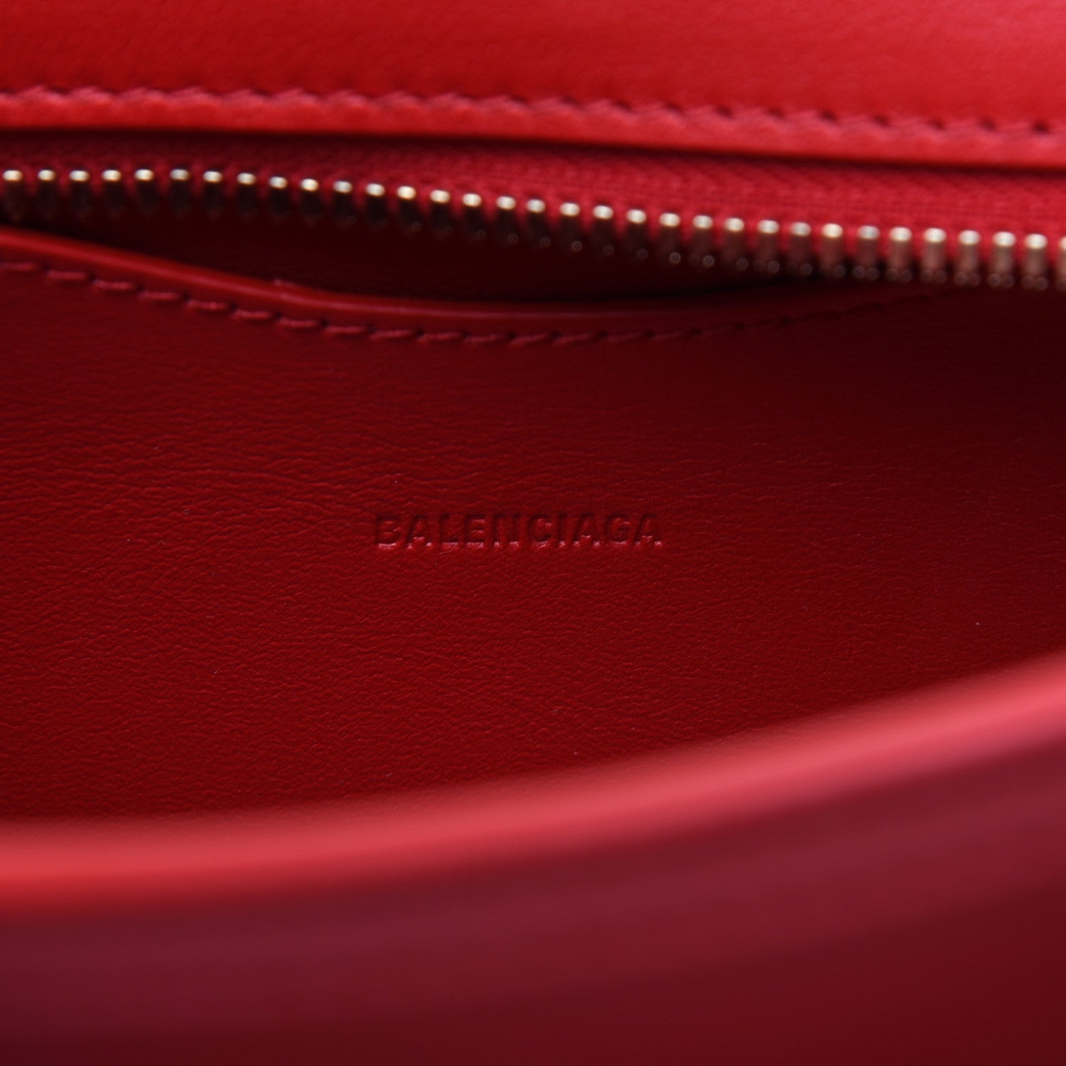 Balenciaga Smooth Calfskin Neo Classic Brass Hardware Mini City Red 8 of 17