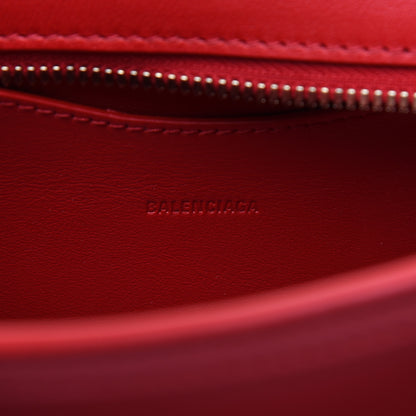 Balenciaga Smooth Calfskin Neo Classic Brass Hardware Mini City Red 8 of 17