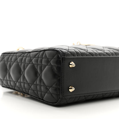 Christian Dior Lambskin Cannage Small My ABCDior Lady Dior Black 9 of 9