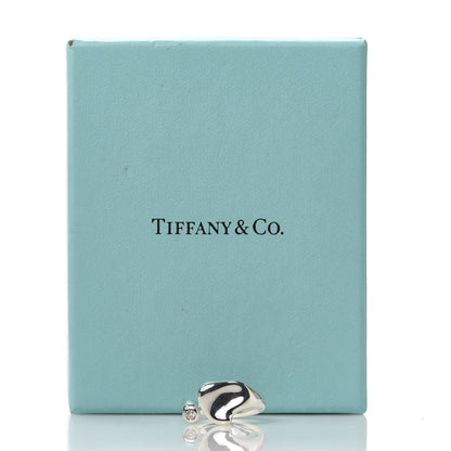 Tiffany Sterling Silver Diamond Elsa Peretti Full Heart Ring 52 6 6 of 6