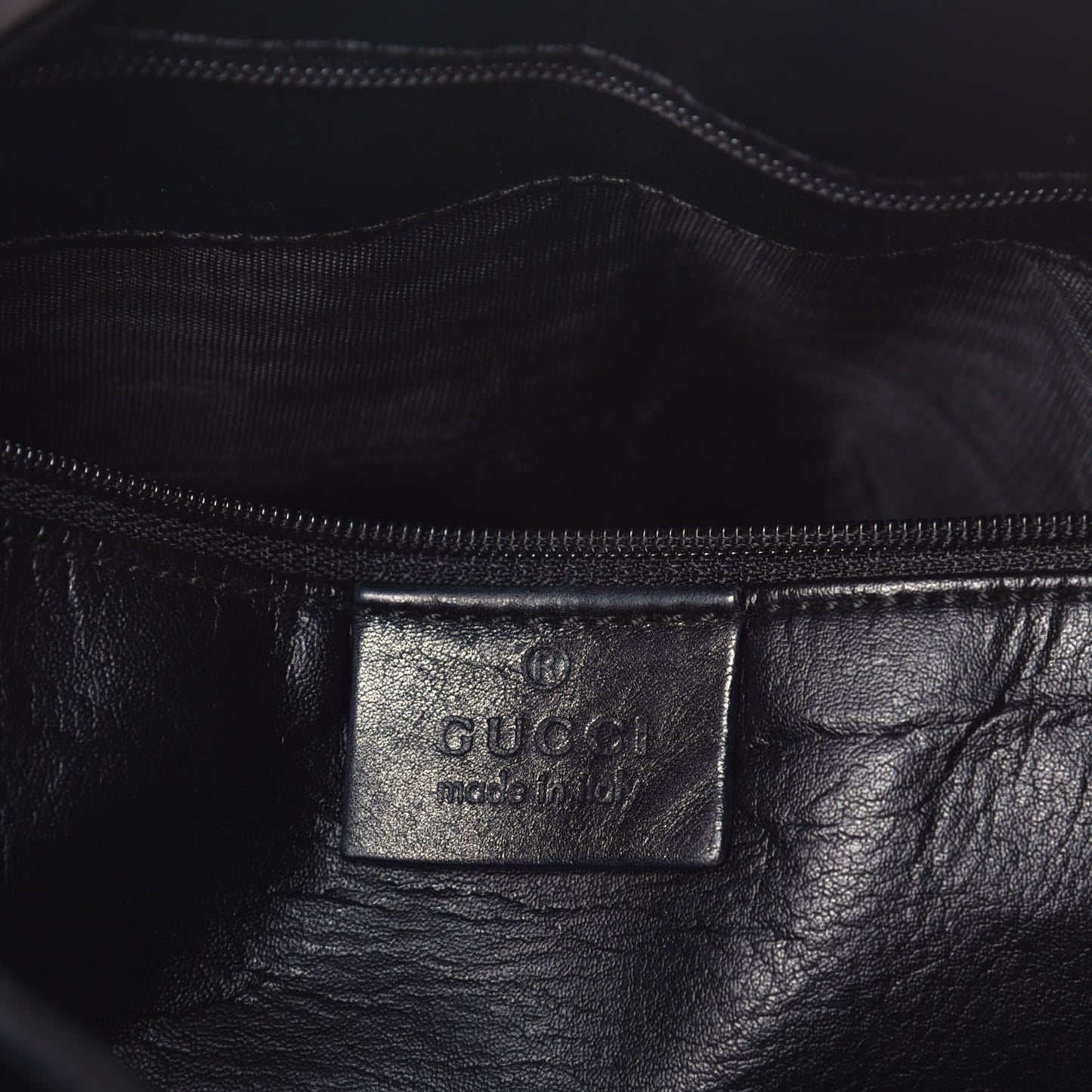 Monogram Small Drawstring Shoulder Bag Black