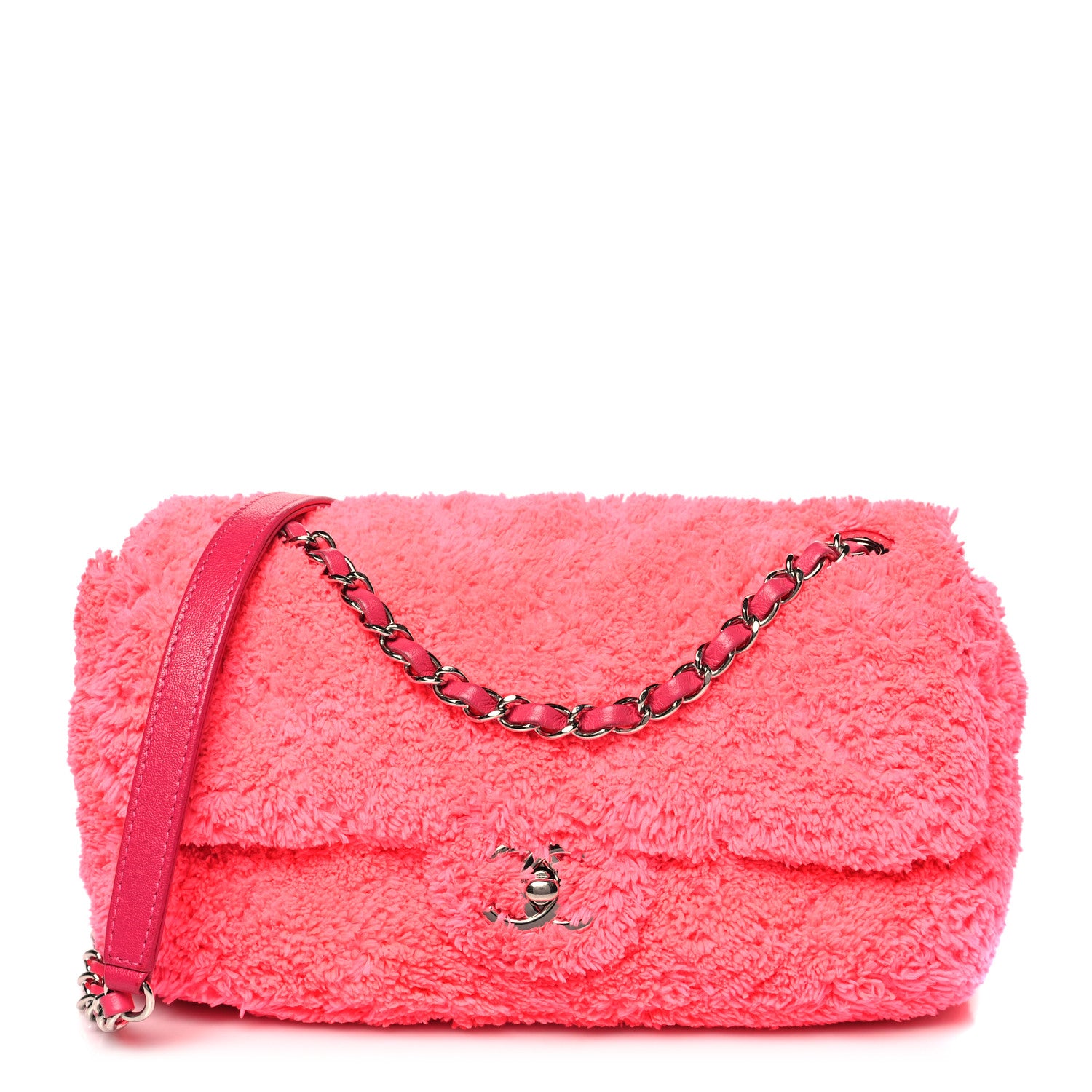 Chanel Lambskin Calfskin Mixed Fibers Quilted Medium Flap Pink 1 of 10
