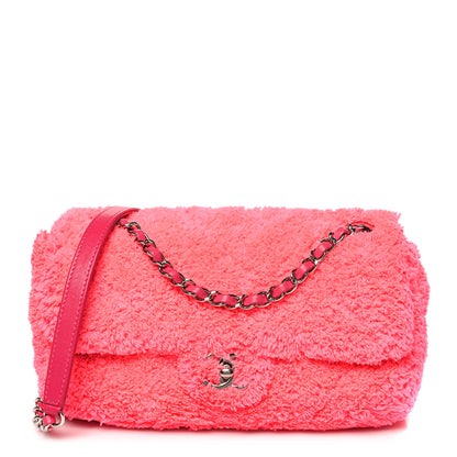 Chanel Lambskin Calfskin Mixed Fibers Quilted Medium Flap Pink 1 of 10