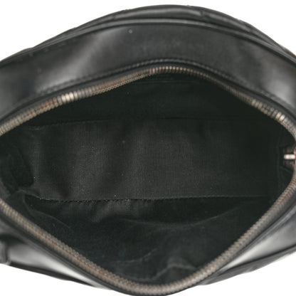 Saint Laurent Calfskin Matelasse Monogram Lou Camera Bag Black 5 of 11