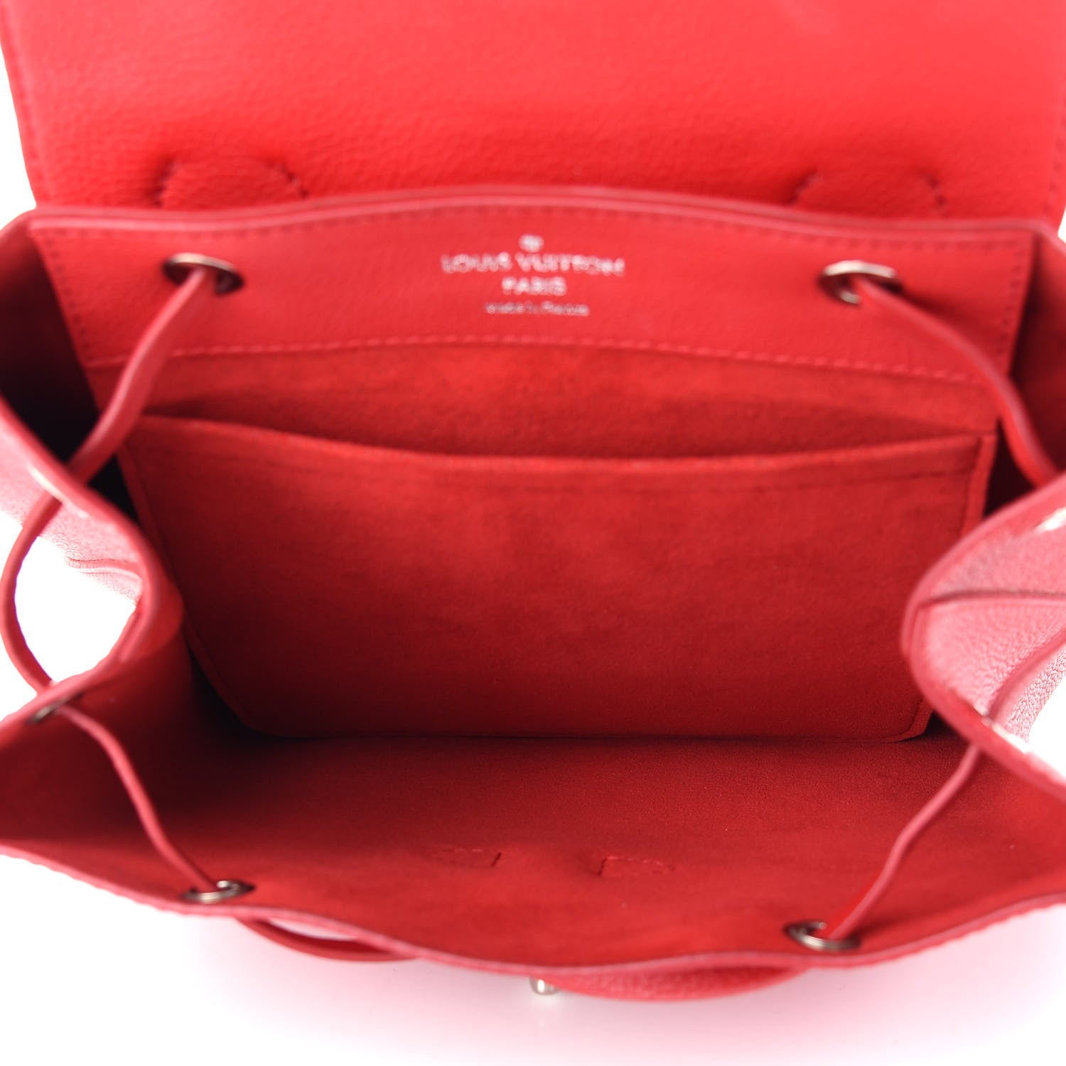 Louis Vuitton Soft Calfskin Lockme Backpack Rubis 5 of 9