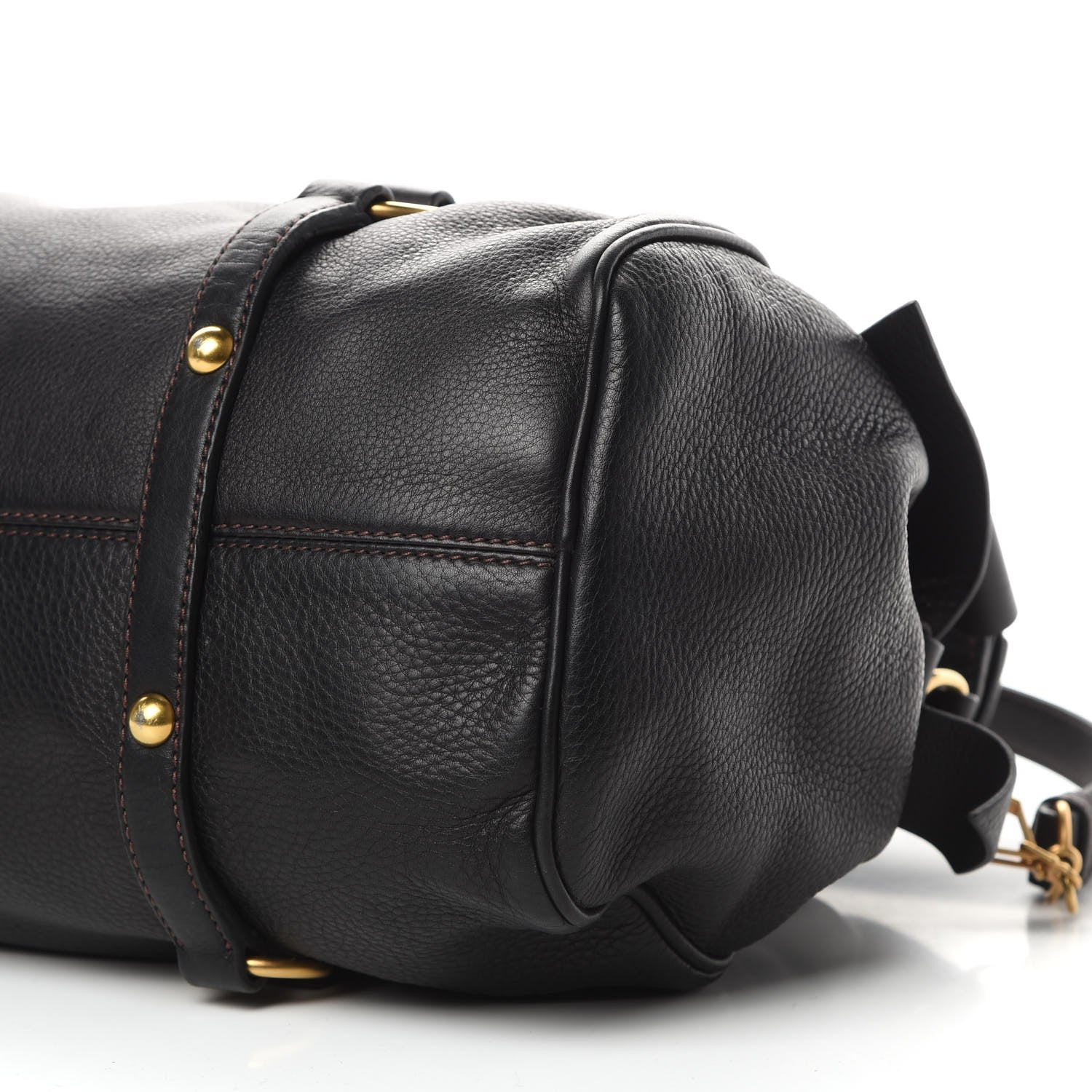 Miu Miu Vitello Medium Bow Bag Black 10 of 11
