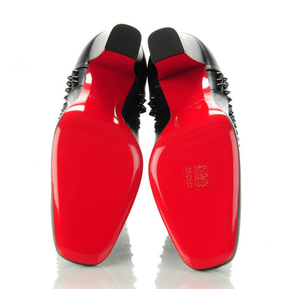 Christian Louboutin Calfskin Praguoise Spikes 120 Booties Black 38 6 of 7