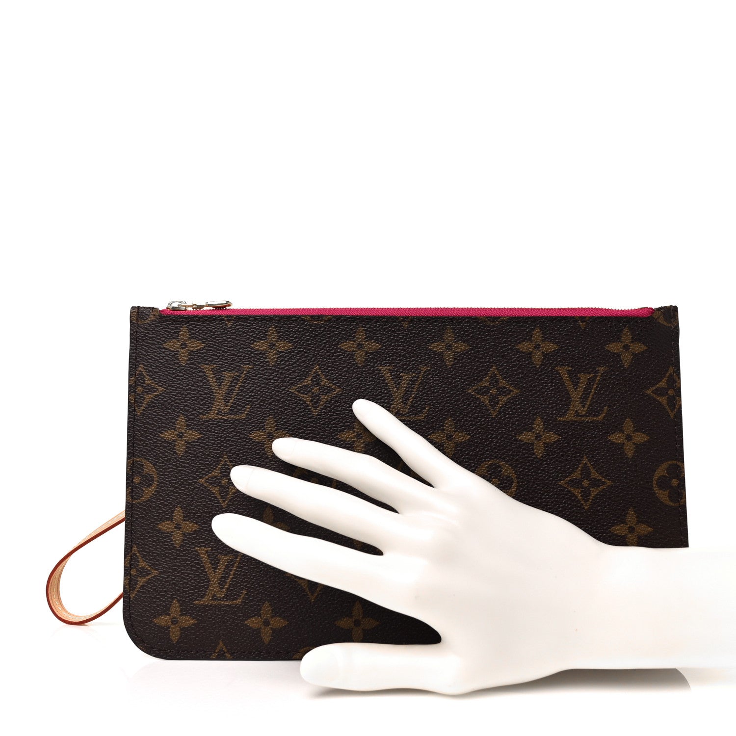 Louis Vuitton Monogram Neverfull MM GM Pochette Pivoine 2 of 8