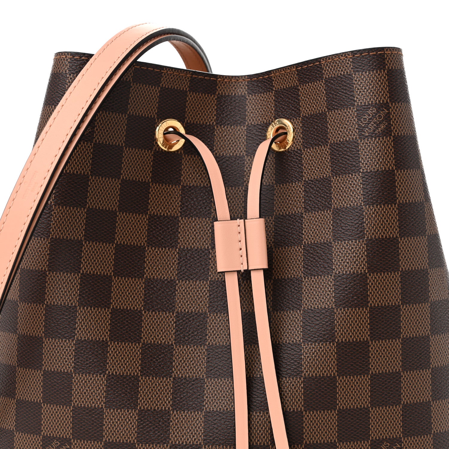 Louis Vuitton Damier Ebene Neonoe MM Venus Pink 7 of 9