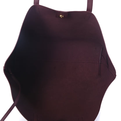 Saint Laurent Calfskin Large Shopping Tote Dark Red 4 of 4