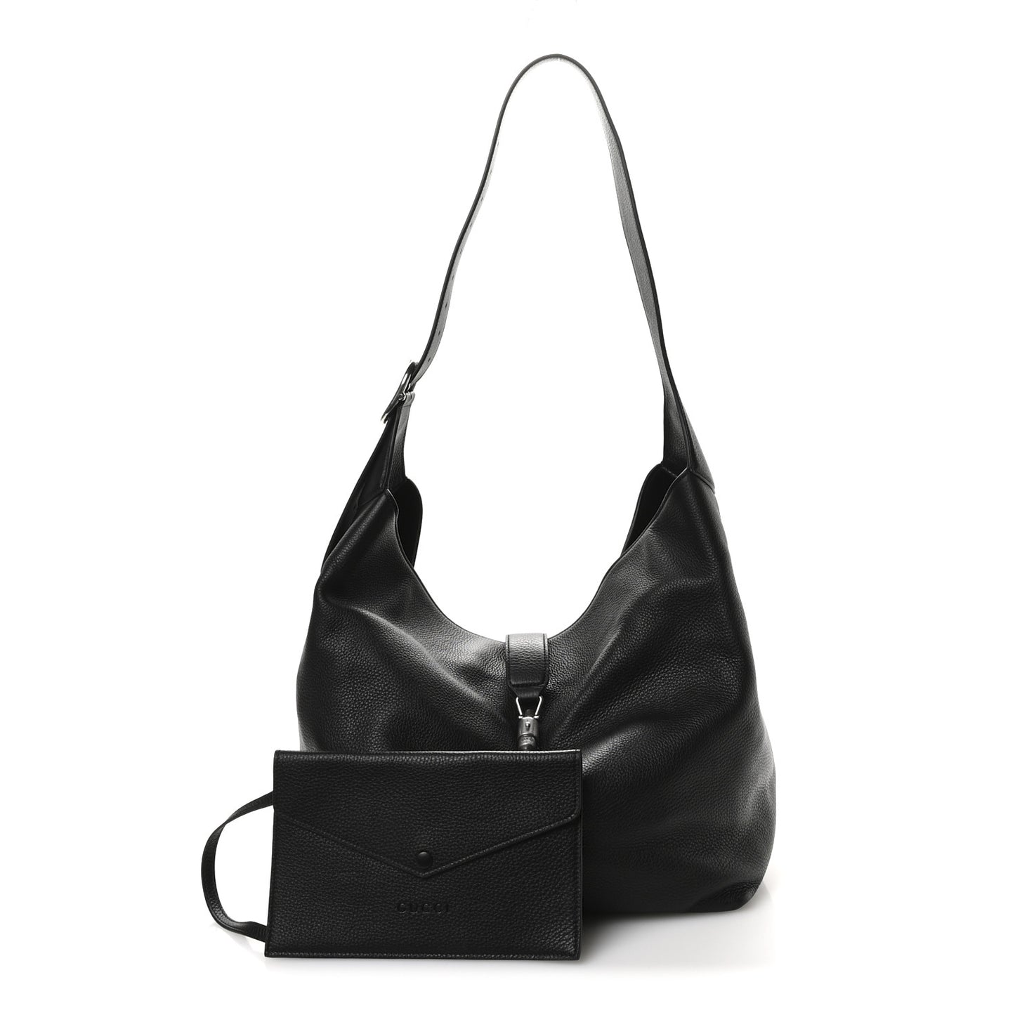 Amour Grane Calfskin Medium Jackie 1961 Crossbody Bag Black