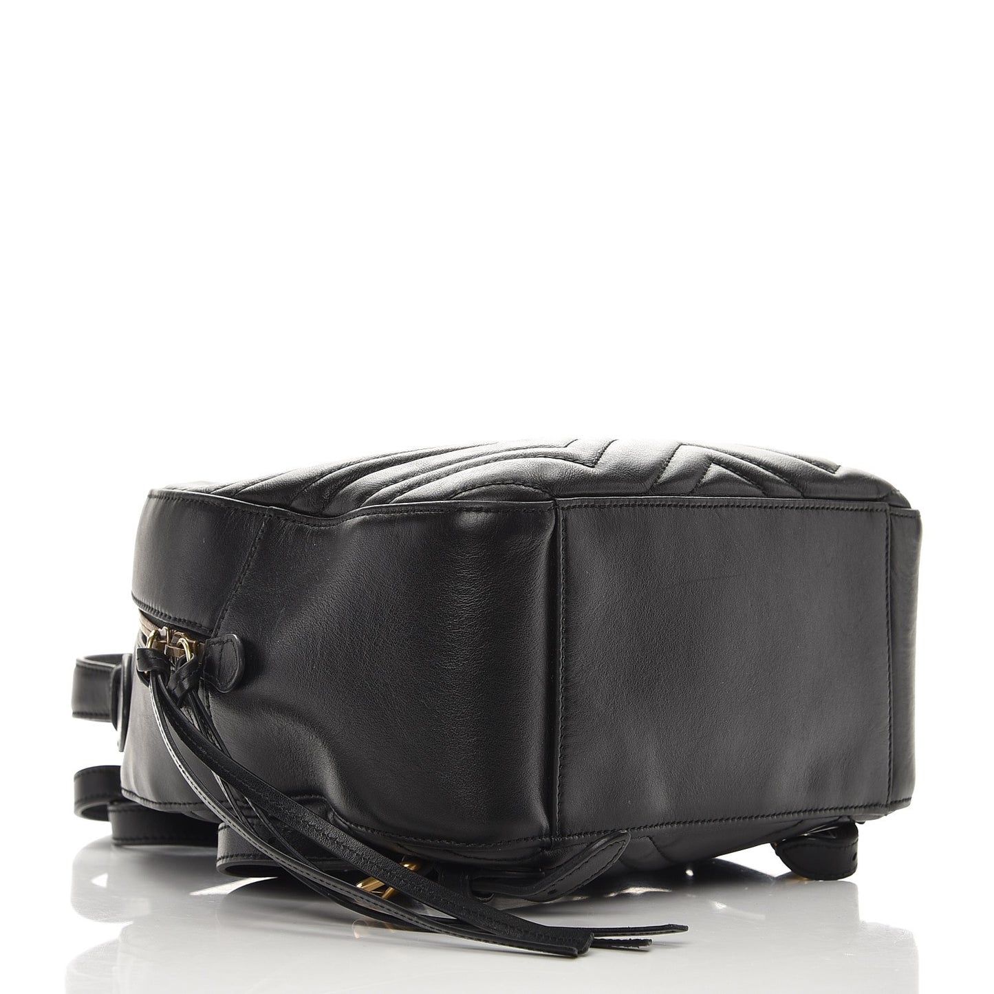 Calfskin Matelasse GG Marmont Backpack Black