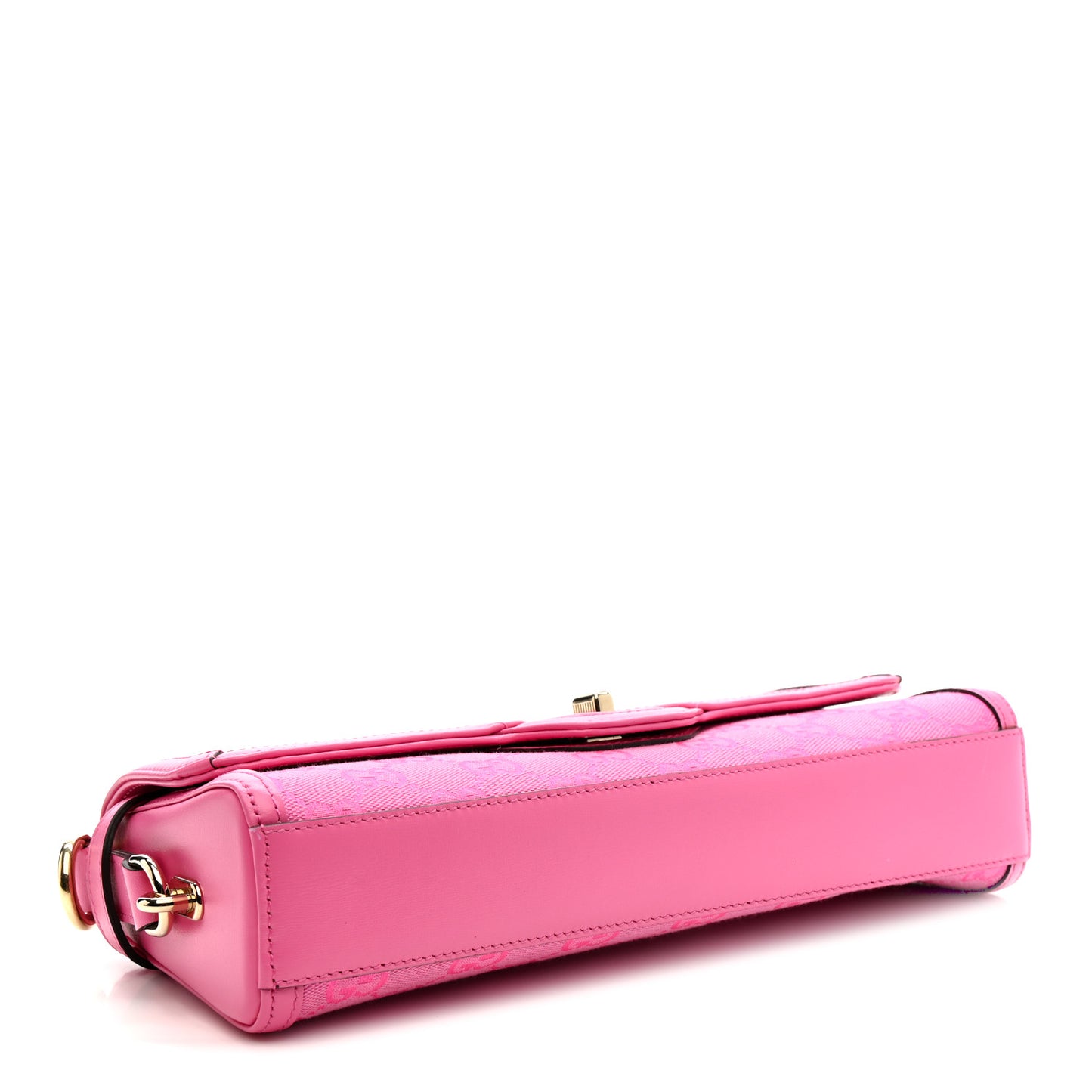 GG Monogram Textured Dollar Calfskin Small Luce Shoulder Bag Pink