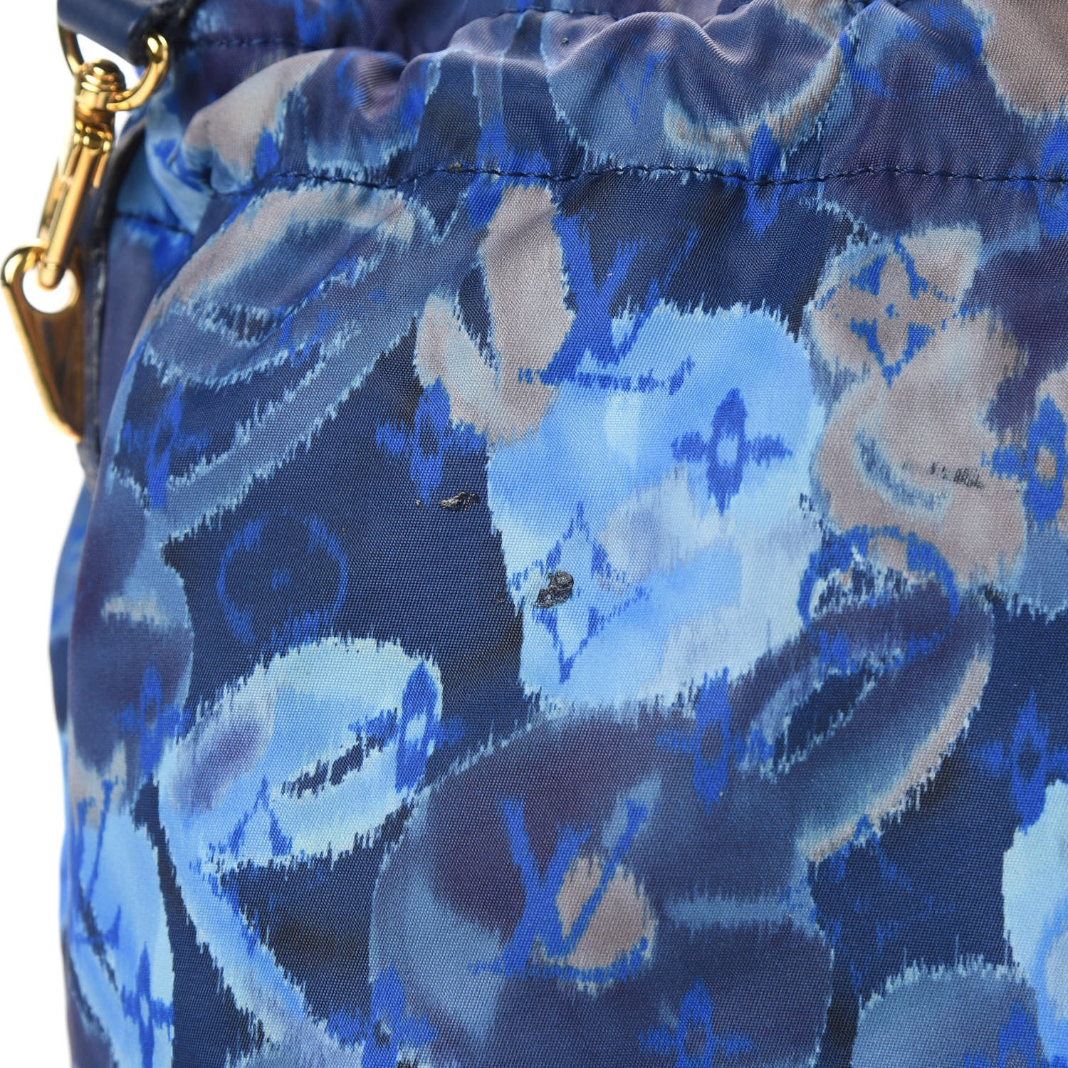 Louis Vuitton Nylon Monogram Ikat Noefull MM Grand Blue 16 of 22