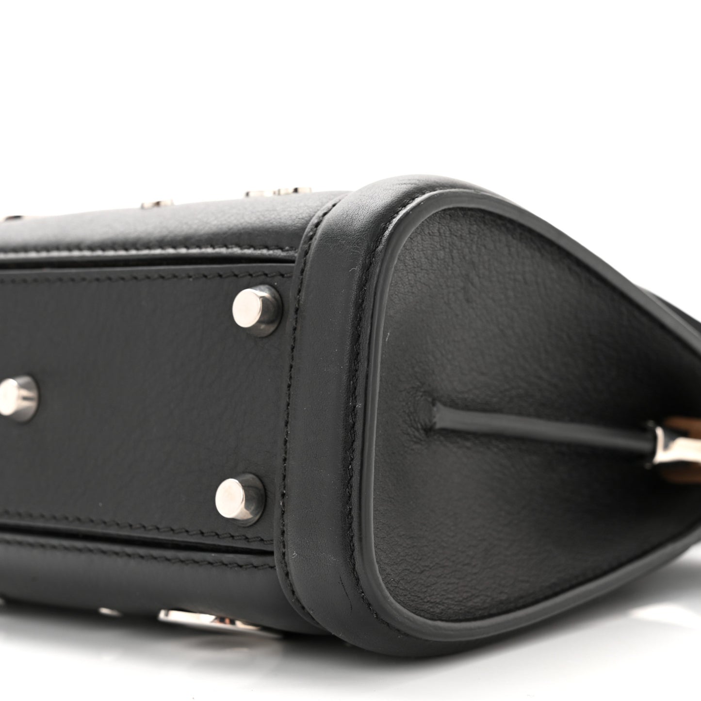 Calfskin Studded Mini Heroine 21 Black
