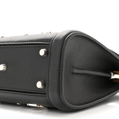 Alexander McQueen Calfskin Studded Mini Heroine 21 Black 9 of 9