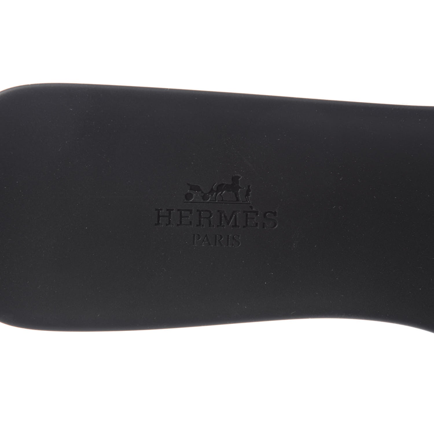 Hermes Rubber Aloha Sandals 40 Black 7 of 8