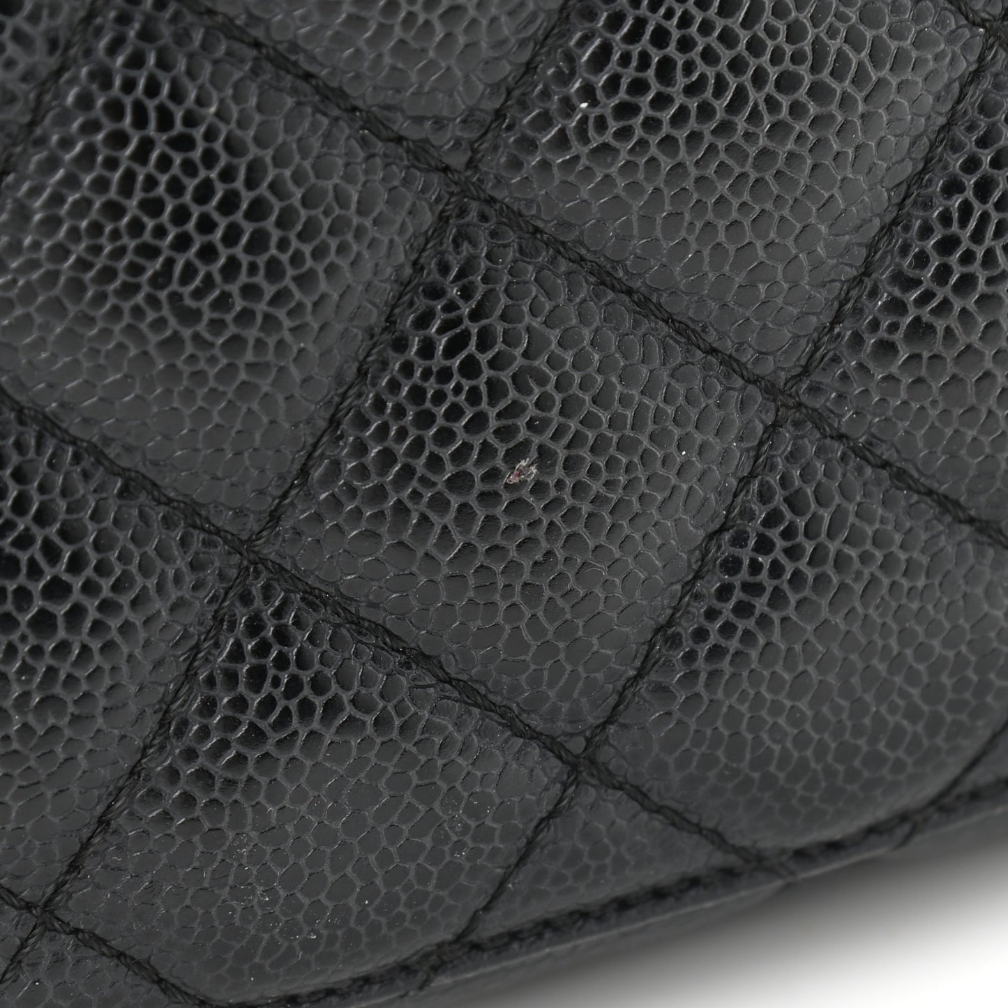 Caviar Quilted Grand Shopping Tote GST Black