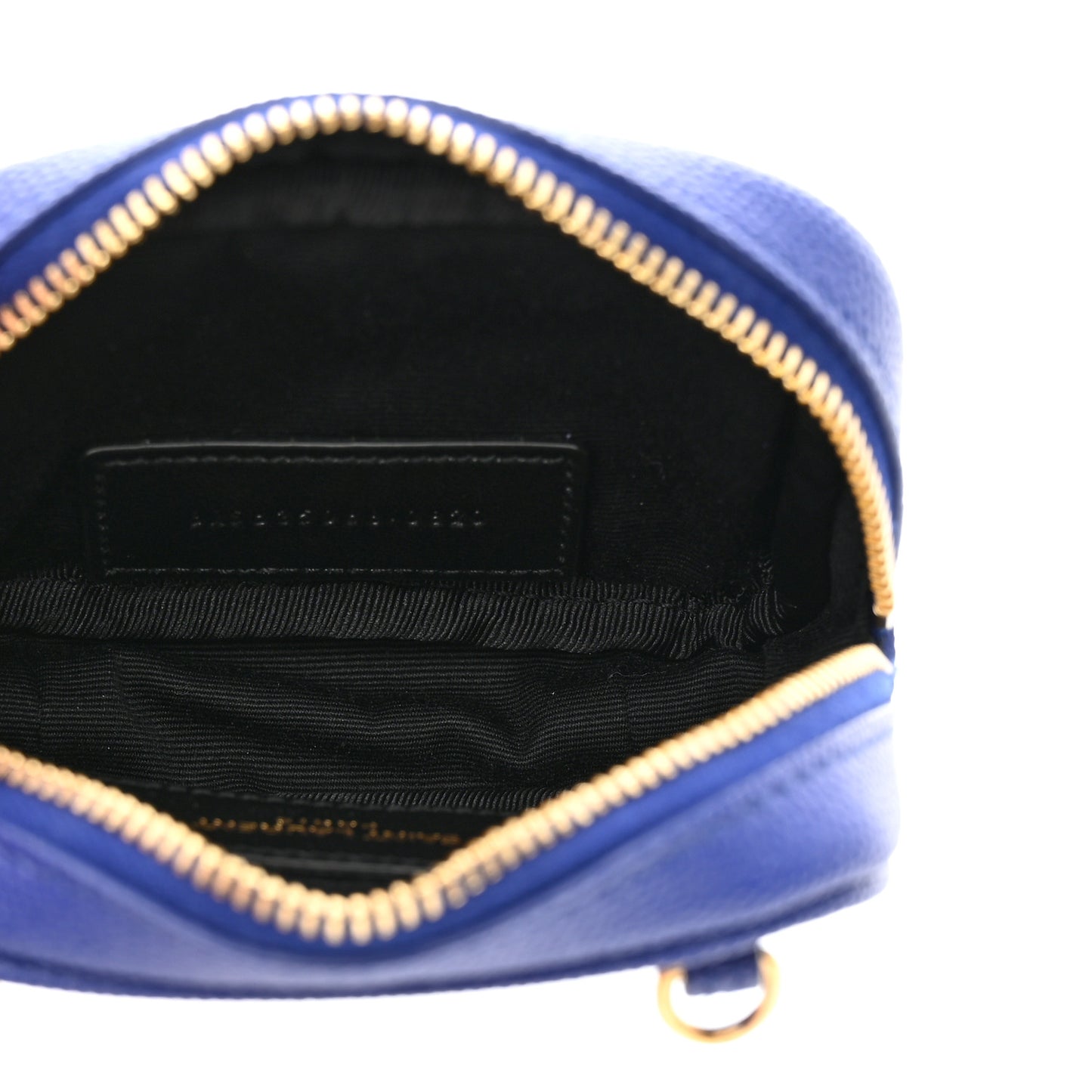 Grain De Poudre Matelasse Monogram Baby Lou Camera Bag Sapphire Blue