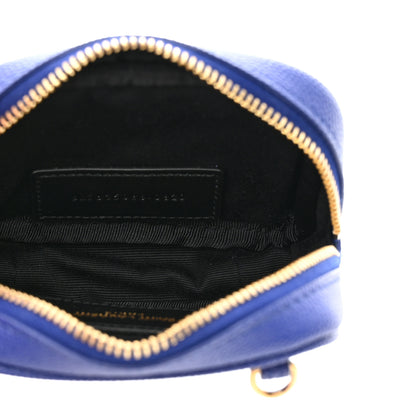 Saint Laurent Grain De Poudre Matelasse Monogram Baby Lou Camera Bag Sapphire Blue 6 of 8