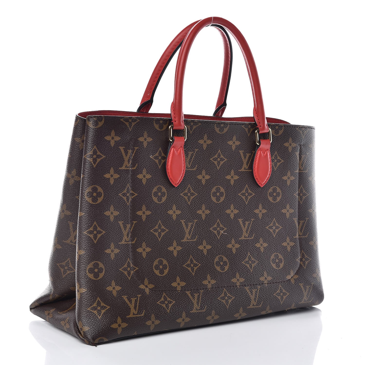 Louis Vuitton Monogram Flower Tote Coquelicot 3 of 12