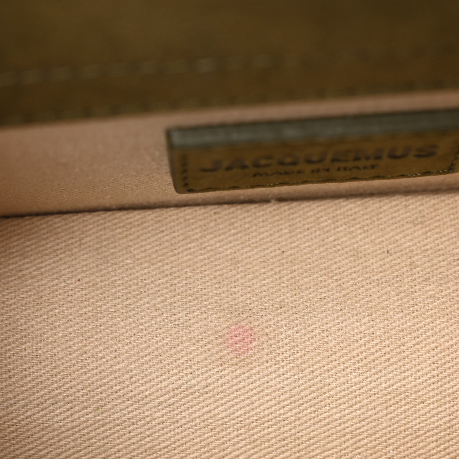Jacquemus Suede Calfskin Le Bambino Dark Khaki 7 of 10